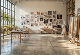 设计工作室背景示意图